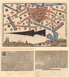 Il fenomeno celeste di Norimberga. (Hans Glaser, 1561)