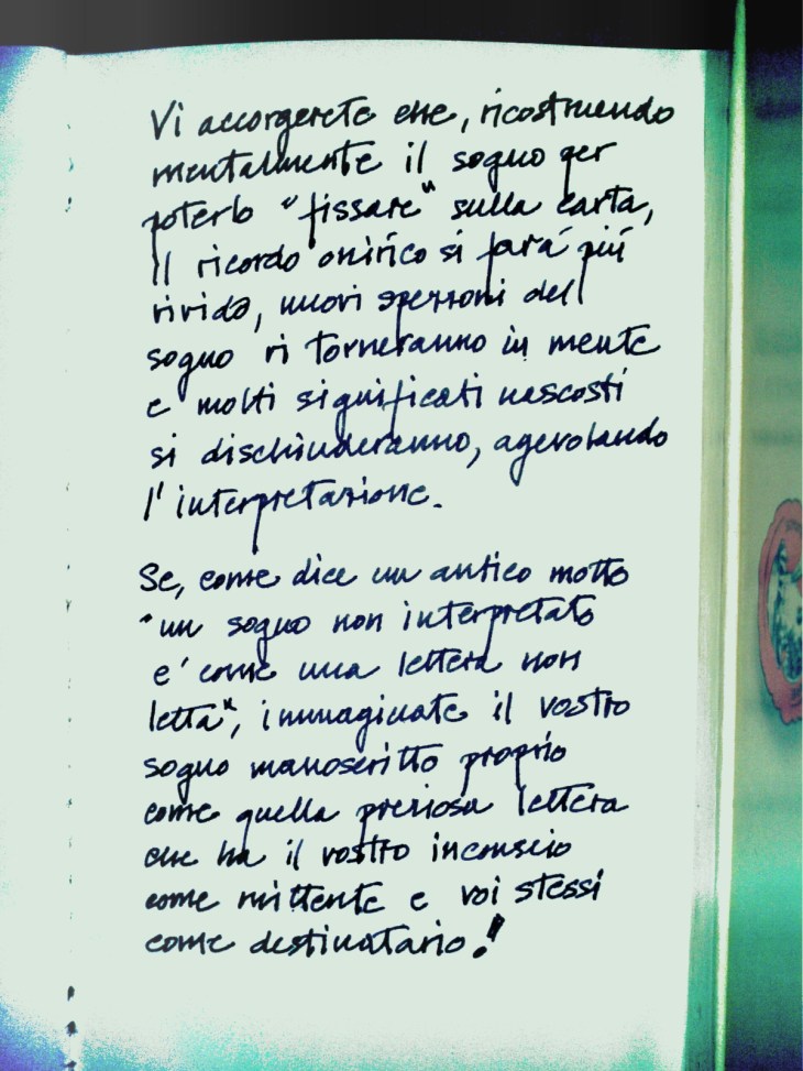 handwriting e sogni 2